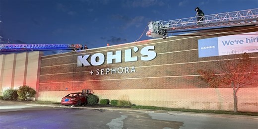 Bloomington firefighters called after car drives into Kohl’s, starting fire