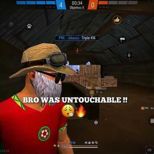 فري فاير 🔥: Bro Was Untouchable — والحظ كان حليفه أيضاً 🥶🤷‍♂️