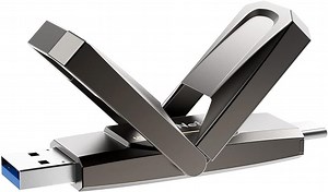 Netac US5 256GB Solid USB State Drive Externe tragbare USB SSD Typ-c und USB 3.2 Dual Interface Geschwindigkeit bis zu 550MB/s