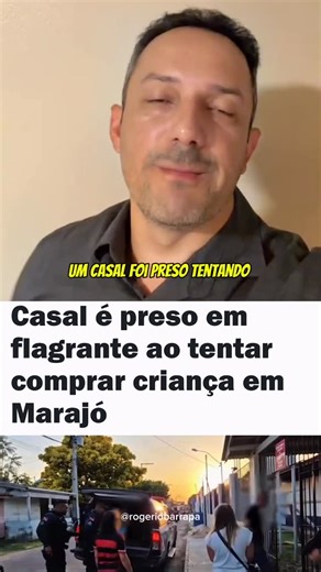 Rogério Barra 🇧🇷 on Instagram: "🚨 ABSURDO NO MARAJÓ! Um casal foi PRESO tentando COMPRAR um bebê como se fosse mercadoria. Enquanto isso, o governo BARBALHO fez de tudo para BARRAR a CPI que poderia investigar justamente esse tipo de crime na região. Eu fui um dos deputados que MAIS LUTOU pela CPI do Marajó. Mas Helder Barbalho e sua base bloquearam a investigação, apenas 9 de 41 deputados assinaram! E pra piorar: o governo Lula EXTINGUIU o Abrace Marajó, programa criado pela senadora @damar