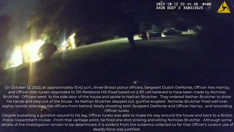 Gripping bodycam shows wounded Bristol officer shooting down cop-killer