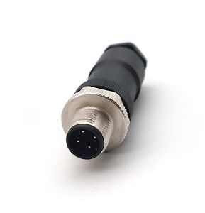 [Hot Item] Conector M12 4pin conector recto macho terminales roscados