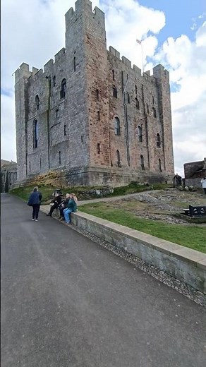 Bamburgh Castle in Northumberland England