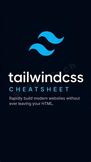 🚀 Still writing custom CSS for everything?It’s time to work smarter with **Tailwind CSS** ⚡