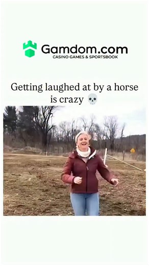 BABA DO HUB on Instagram: "The video depicts a French-speaking woman attempting to demonstrate a simple pole-weaving exercise to a horse by confidently declaring "it's not that hard" and "it's easy," before tripping over the obstacle and falling flat on her back in a muddy field. The horse's wide-eyed stare towards the fallen woman is anthropomorphised as laughter in the post's caption, highlighting the irony and embarrassment of the fail, a common trope in viral animal-human interaction clips. 
