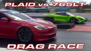 Tesla Model S Plaid Vs McLaren 765LT: The Ultimate 1/4-Mile Race