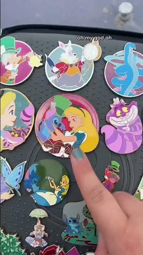 We spent $700 on an Alice in Wonderland Disney Pin Collection! 😲🦋 #disneypins