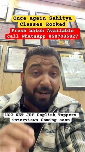 UGC NET English Results 😍😍History Made By Vineet Pandey’s Sahitya Classes