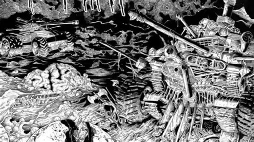 美国碾核/死亡金属/敲击金属试听 Brain Famine - Exploding Paranoid Universe (2015)