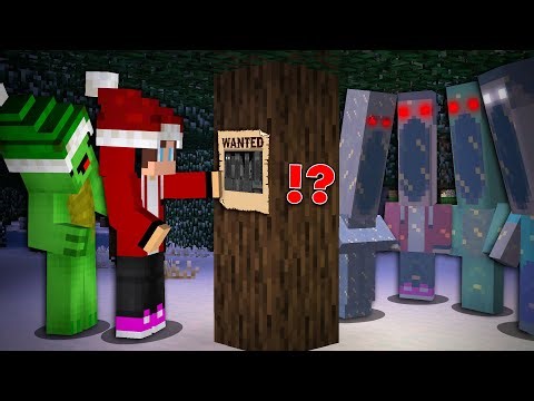 JJ is Looking For Frozen Scary Entities ?! (Maizen Compilation)