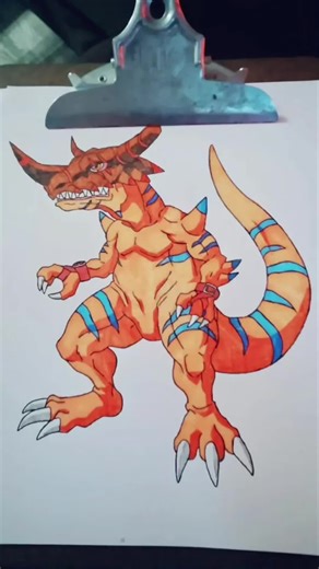 three of my best works so far #digimon #geogreymon #rizegreymon #shinegreymon
