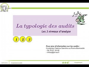 #EP4 Audit générale: typologie d'audit