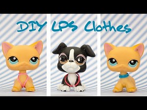 DIY LPS Clothes - With Loom Bands | PinkPantha Productions