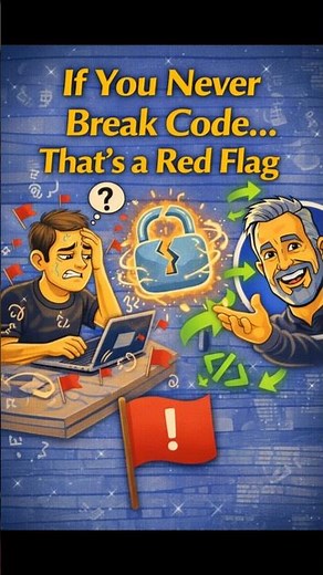 If You Never Break Code… That's a Red Flag #softwaredeveloper #softwareengineering