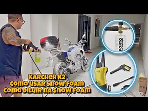 COMO USAR SNOW FOAM E DILUIR CORRETAMENTE PARA LAVADORA DE ALTA PRESSÃO