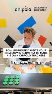 Behind the scenes of Justus Reid’s episode 41 🤩 Thanks for visiting us, Justus. We were glad to show you how Chipolo trackers are made! We hope they help you keep track of your keys from now on 🤭 And just to clear it out, Chipolo is a Bluetooth tracker (not GPS), but it connects to Apple Find My or Find Hub by Android, meaning these networks then update the location of a missing item (keys, luggage, etc.). ☺️ #chipolo #chipolopop #justusreid #behindthescene #bts | Chipolo