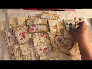 Pockets, tuck spots and altered paper clips embellishments for Junk journal