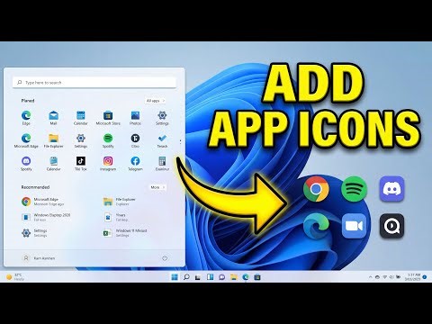 How to Put App Icons on Desktop in Windows 11