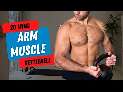 KETTLEBELL ARMS WORKOUT to BUILD MUSCLE | 20 Mins | One Kettlebell Only
