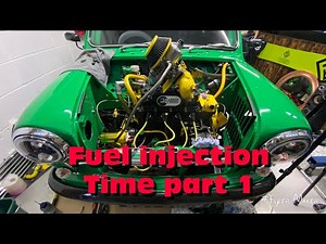 Retro mini rebuild PART 1 Classic mini fuel injection conversion kit by specialist components.