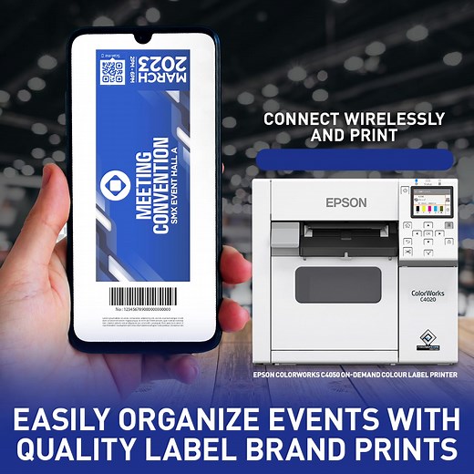 Equipped with PrecisionCore Printhead Technology, the Epson ColorWorks C4050 On-Demand Colour Label Printer delivers vivid and highly durable labels at speeds of up to 100mm per second. It can easily print on a wide range of media, making it ideal for use in organizing big events and meetings when you need it. Learn more here: https://www.epson.com.ph/label-printers For immediate sales inquiries, contact Epson Customer Care hotlines, Toll-Free: 1-800-1069-37766 (PLDT) Metro Manila: ( 632) 8441-9