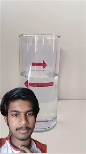 Refraction of Arrow #experiment #diy #refraction #science #fyp