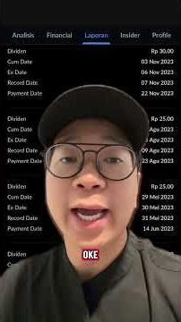 Emiten saham ini bagi dividen 4x setahun! (cocok buat passive income kita sebagai investor) 💪