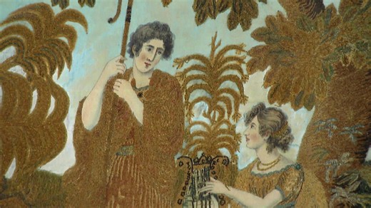 Silk on Silk Embroidery