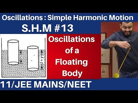 Oscillations || SHM 13 : Oscillation of a Floating Body JEE MAINS/NEET