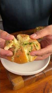 Korean Cream Cheese Buns Recipe with Garlic Butter | Garlic Bread Recipe