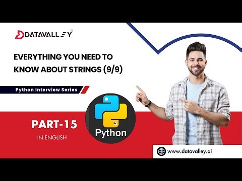 Python Interview Series | Part 15 | String Iteration, Raw Strings & Formatting