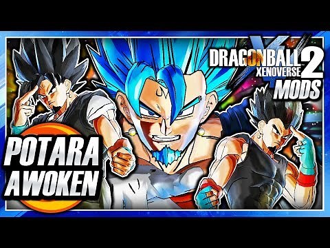 Dragon Ball Xenoverse 2 PC: Potara Fusion Awoken Skill For CaC DLC Mod Gameplay (CAC FUSE WITH GOKU)