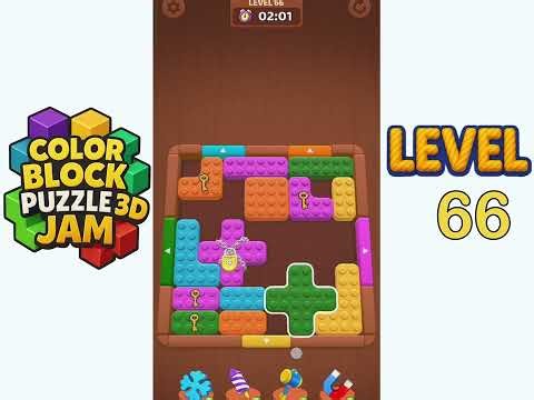 Color Block Puzzle 3D Jam Level 66 Walkthrough Solution