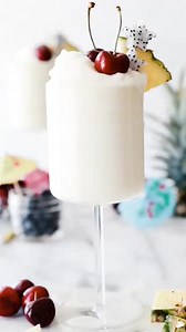 If you like Piña Coladas...you’ll love this mocktail version by @ohsodelicioso (IG). PINA COLADA MOCKTAIL 2 cups pineapple juice chilled 1/2 cup cream of coconut chilled 1/4 cup coconut cream chilled 3-4 cups ice | Blendtec | Facebook