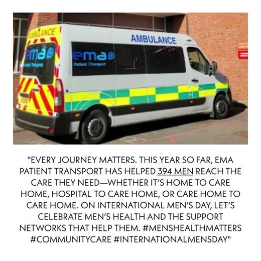Private Ambulance services at EMA Patient Transport