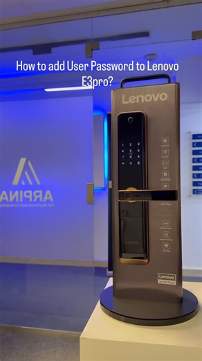 13 reactions | How to add a User Password to your Lenovo E3 Pro ? #lenovo #smartlock #arpinatech #usermanual | Arpina Tech | Facebook
