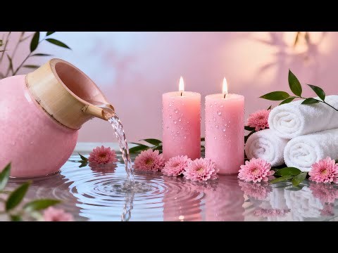 Powerful Deep Sleep Music 🌙 Spa Piano and Water Flow for Healing Relaxation and Meditation