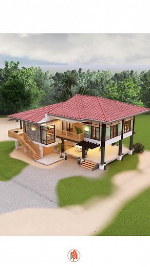 Simple Elevated House Design: A Modern Bahay Kubo