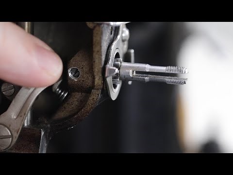 Tension Unit Post Removal on the Singer Featherweight