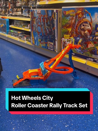 Hot Wheels City Roller Coaster Rally Track Set