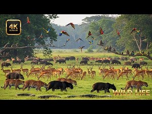 Amazon Rainforest Animals | Peaceful Wildlife & Charming Bird Sounds | Relaxing Nature Video
