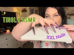 ASMR // Fast & Aggressive • Scratching • Tapping • XXL Long Nails!