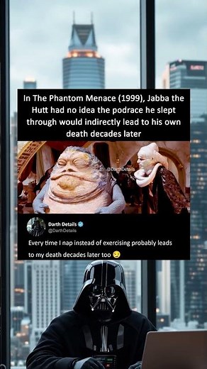 Jabba Accidentally Slept Through His Fate #starwars