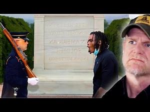 Never Disrespect Sentinels at Tomb of the Unknown Soldier - (Marine Reacts)