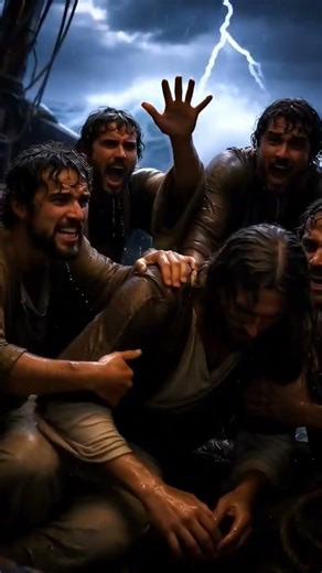 Peace In Storm #biblicalcinema #bible #bibleverse #christianshorts #jesuschrist