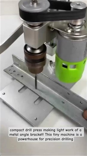 The Mechanics of a Belt-Drive Mini Drill Press #drill #machine #diy