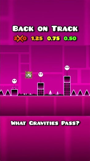 What Gravities Pass Back on Track Beginning #geometrydash