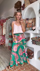 It's the skirt of the season 🌺🌿 Our Xanadu Linen Maxi will turn heads wherever you go and make you feel like a GODDESS ✨ Bella (167cm tall) wears a size S paired with our oh-so sweet Castaway Cami - Blush (size S). Steal Bellas style, quickkk → bellaboheme.com.au/collections/xanadu-linen-skirt | Bella Boheme