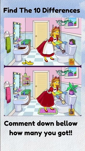 Only 1% Can Find All 10 Differences! 👀 | Spot the Difference Game