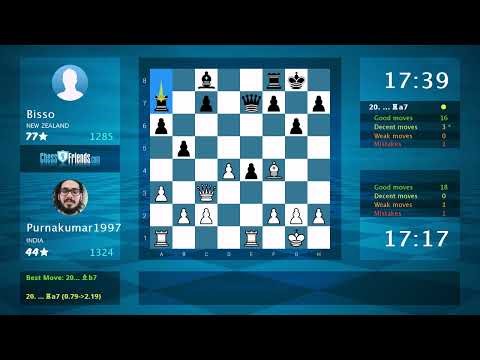 Chess Game Analysis: Purnakumar1997 - Bisso, 1-0 (By ChessFriends.com)